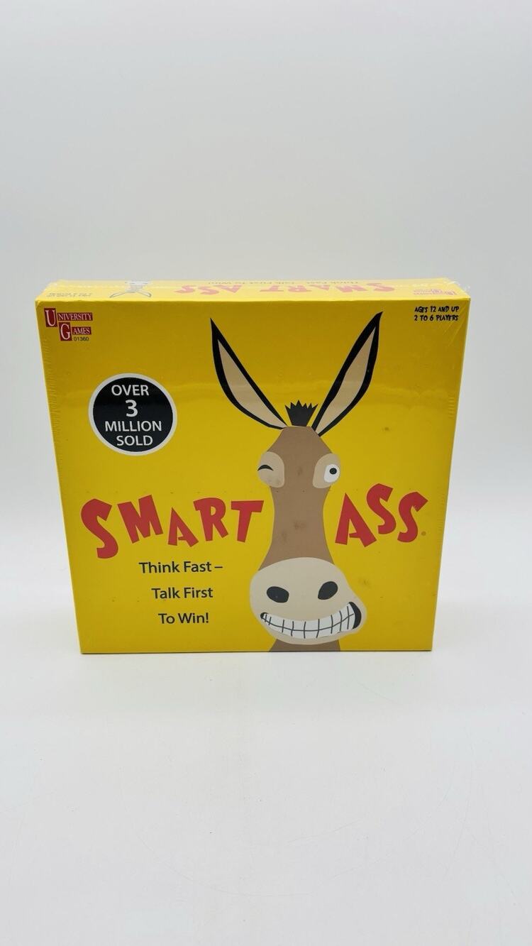 Smart Ass Trivia Party Board Game 2021 Edition University Games - Factory Sealed